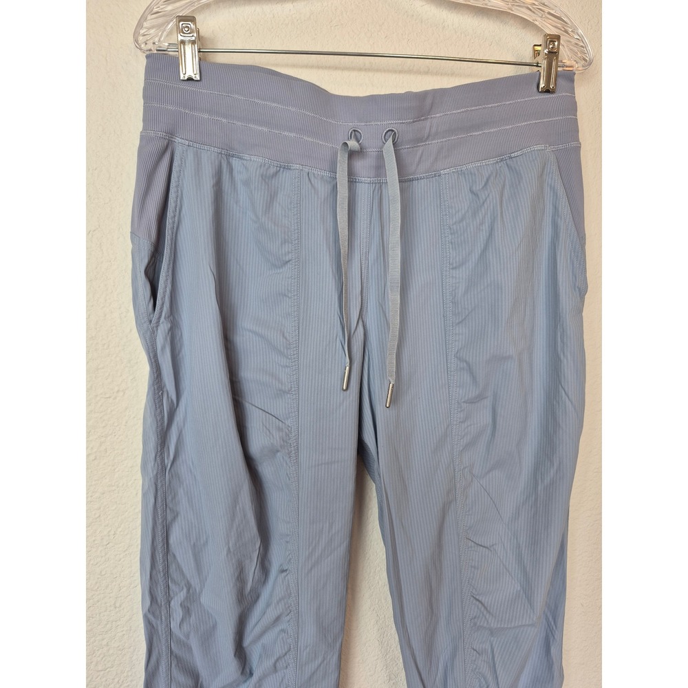 Lululemon Dance Studio Jogger Blue Pinstripe Size 10 - Picture 2 of 6
